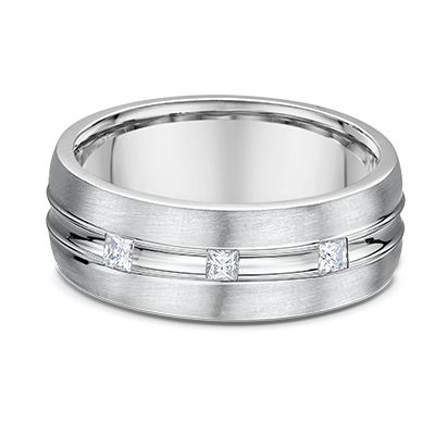 Mens Wedding Princess Cut