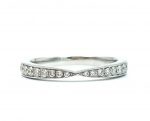 18ct White Gold Diamond Encrusted Channel Set Wedding Ring – FJ500718ct White Gold Claw Set Diamond Wedding Ring – FJ20057 18ct White Gold Pinched Graduated Diamond Set Wedding Ring