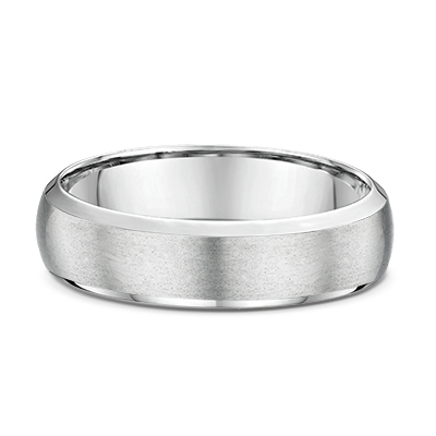 White Metal Rounded Brushed