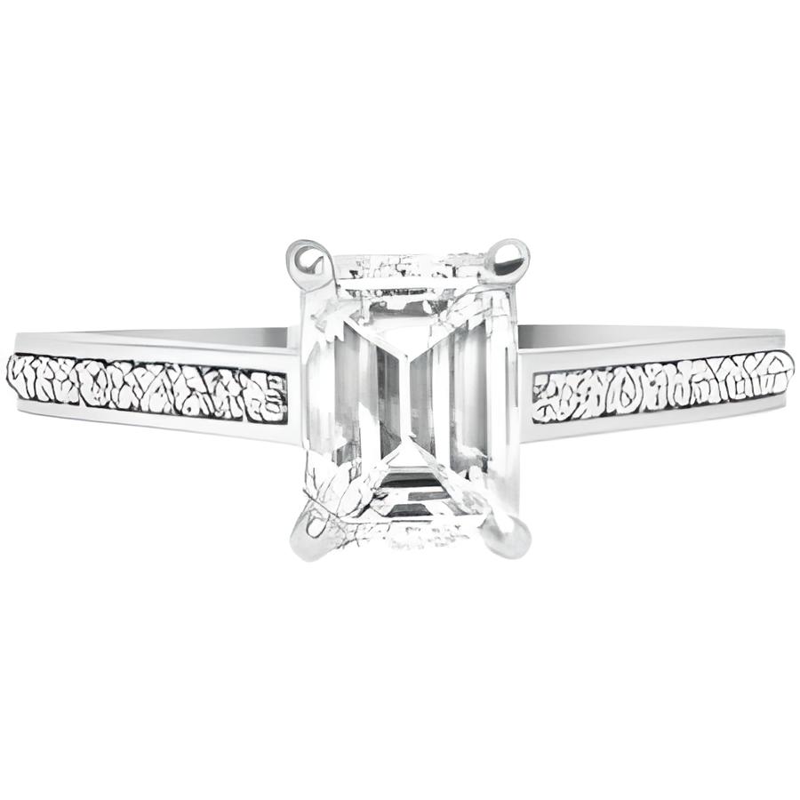 Emerald Cut Solitaire Engagement