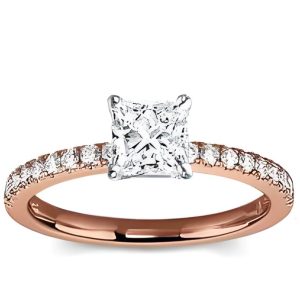 Princess cutsolitaire engagement ring