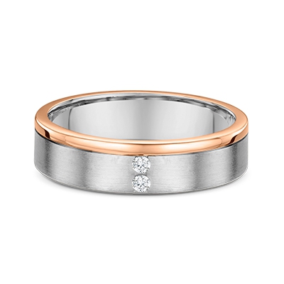 9ct Two Tone Diamond