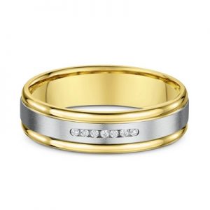two tone channel set wedder