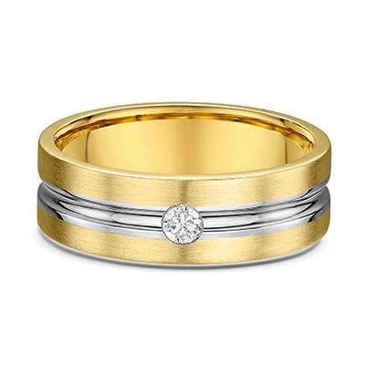 9ct Two Tone Mens