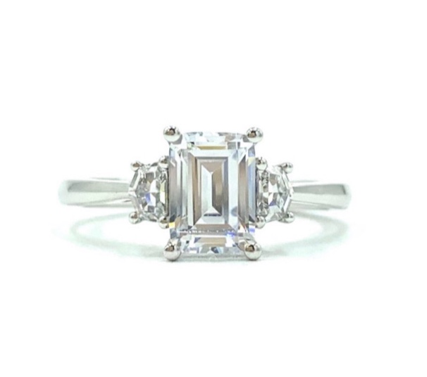Emerald Cut Trilogy With