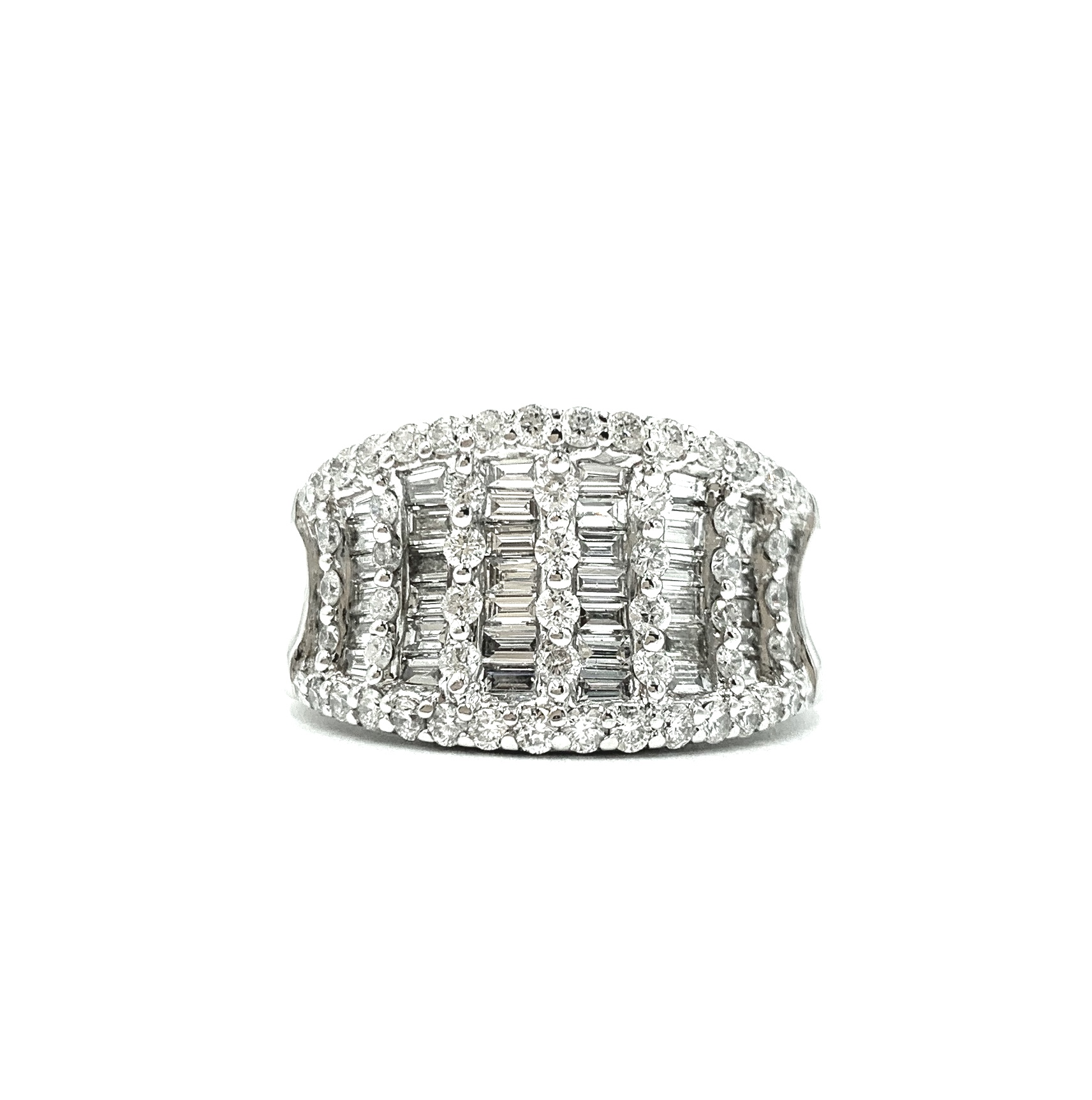 18ct White Gold Wide