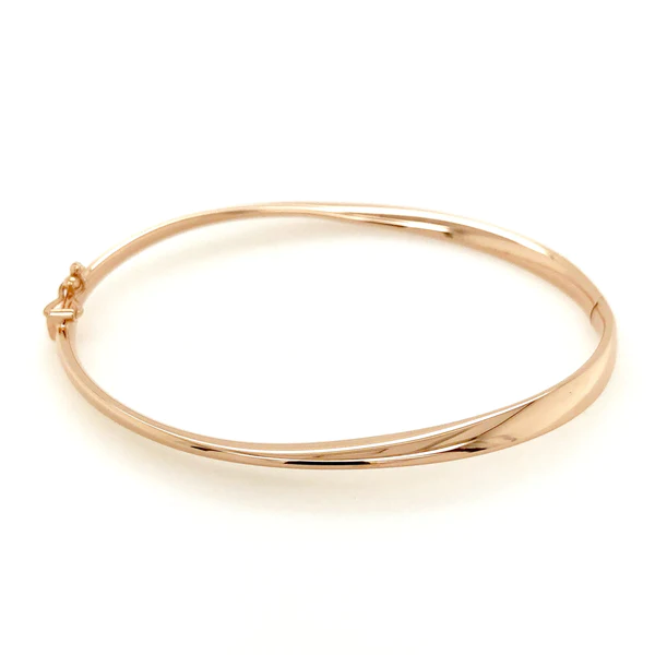 Italian hinged bangle in