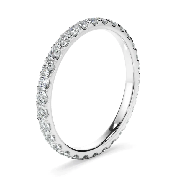 18ct White Gold Claw