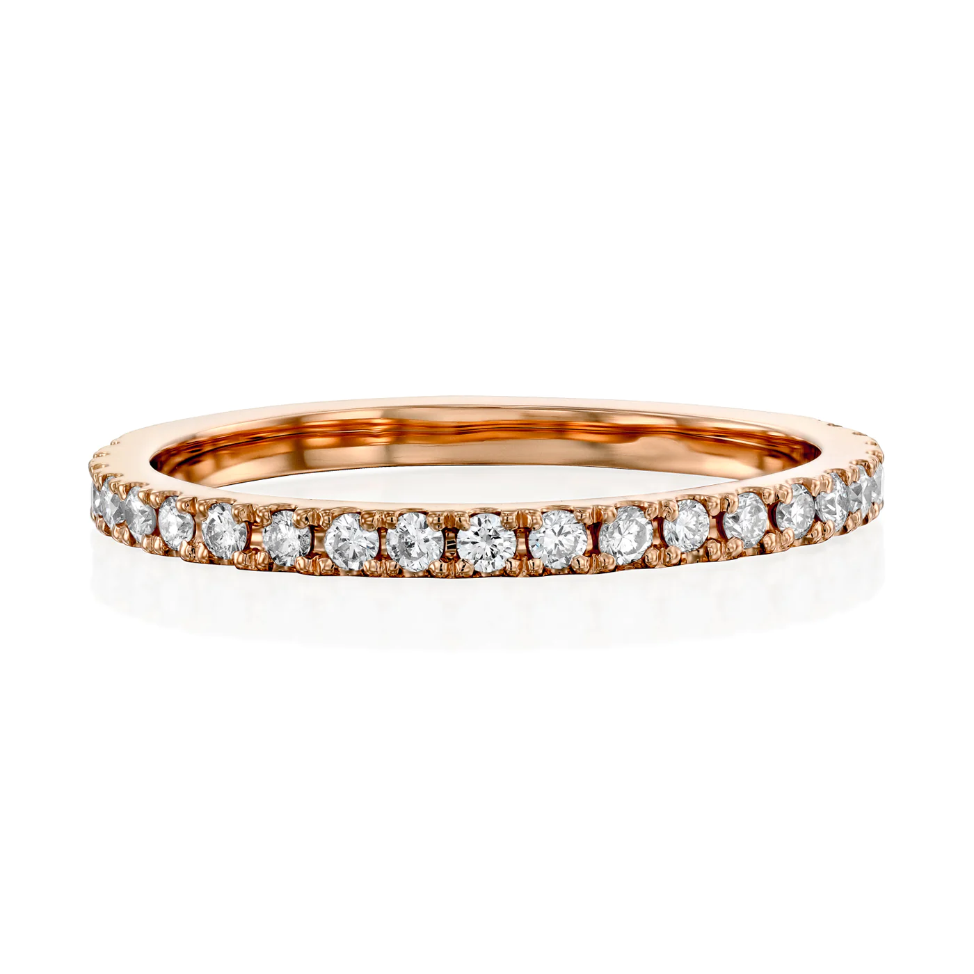 18ct Rose Gold Claw