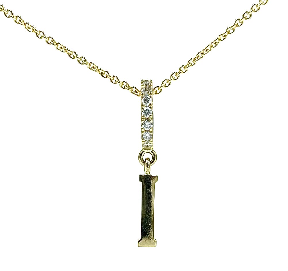18ct Yellow Gold Initial