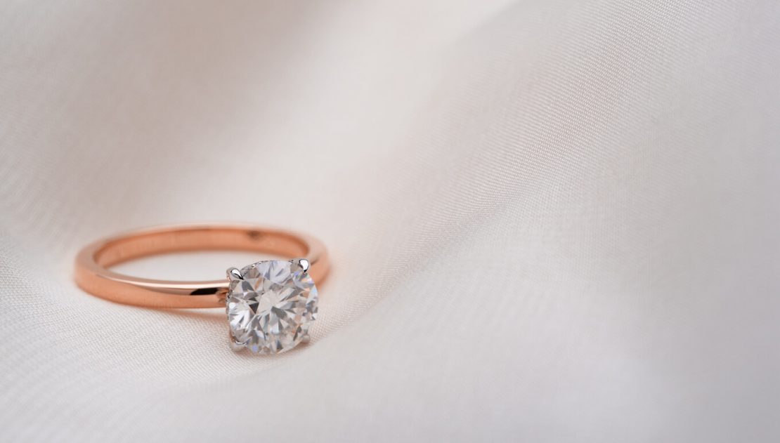 rose gold engagement rings Melbourne