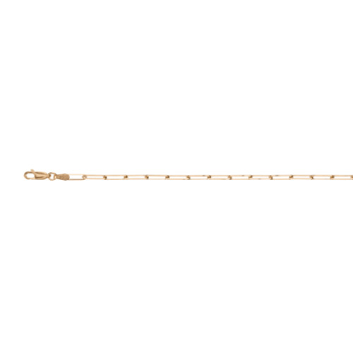 Italian Gold Paperclip Bracelet-