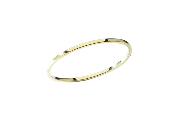 Italian hinged bangle in