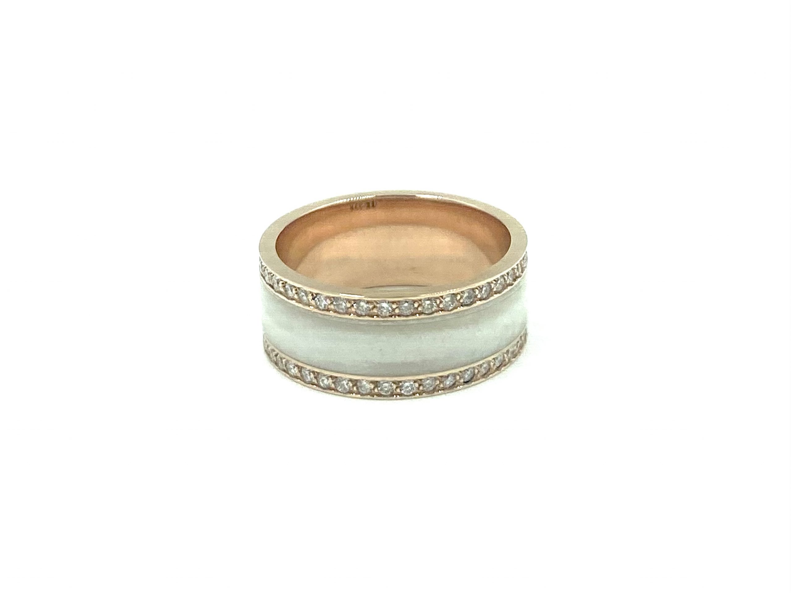 9ct Rose Gold White