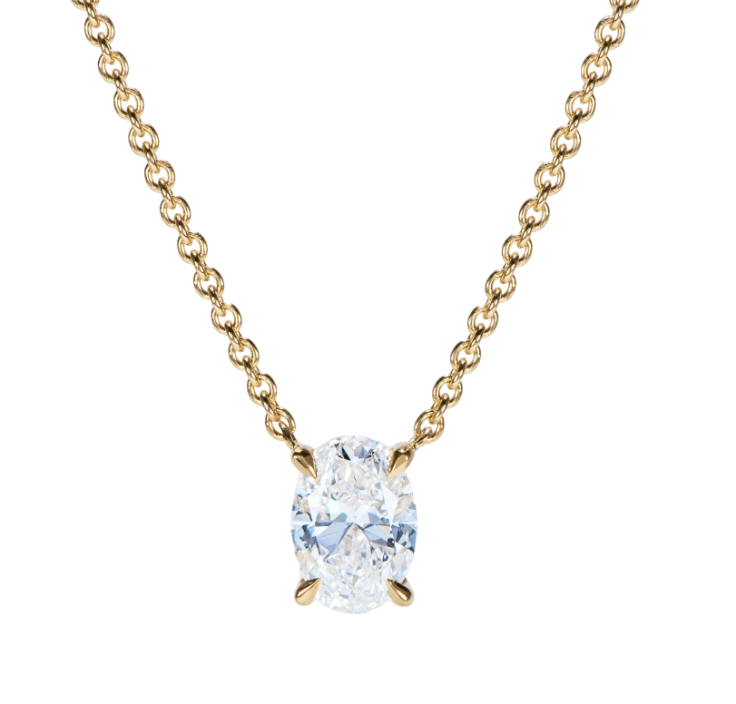 18ct Yellow Gold Oval