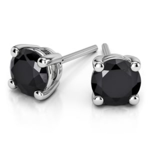 18ct White Gold Black