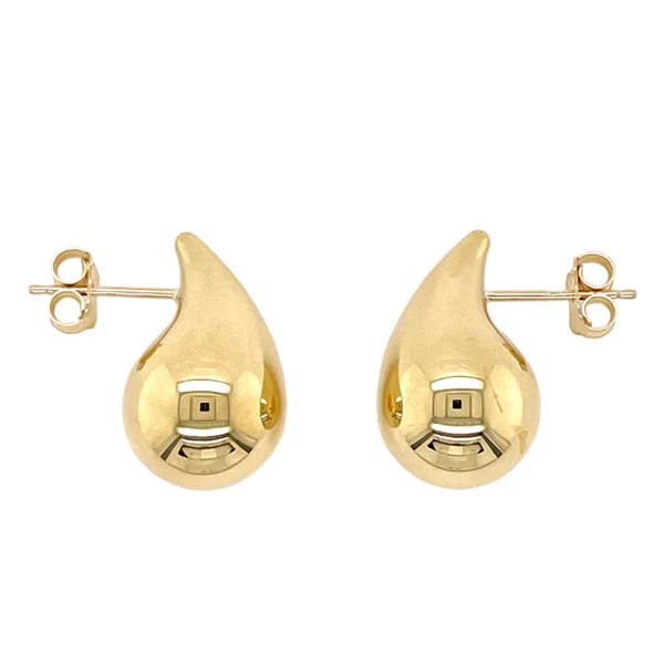 9ct Yellow Gold Teardrop