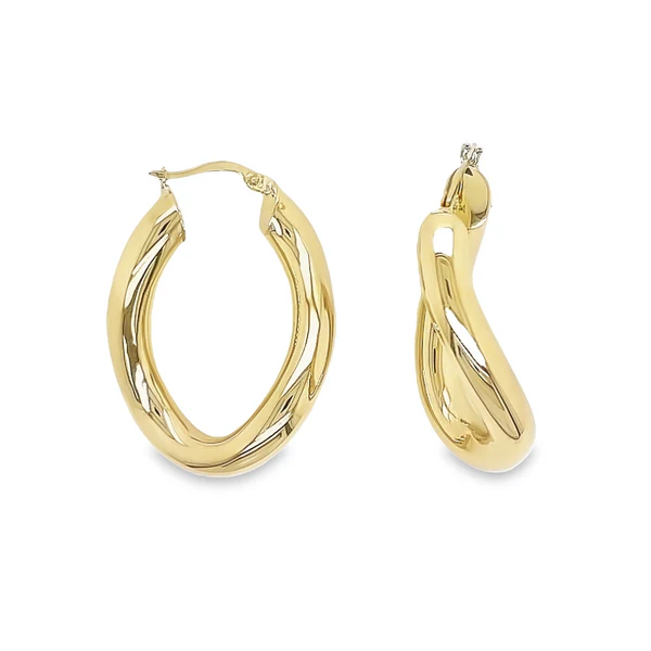 9ct Yellow Gold Oval