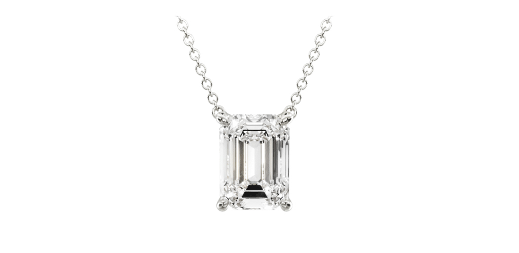 18ct White Gold Emerald