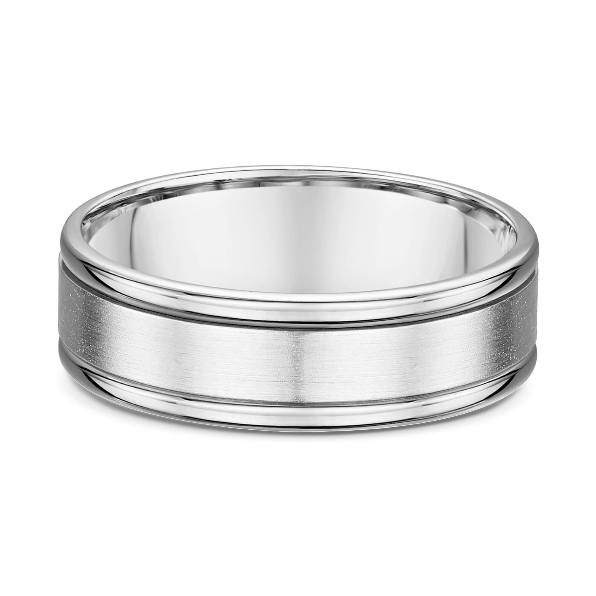 White Metal Flat Brushed