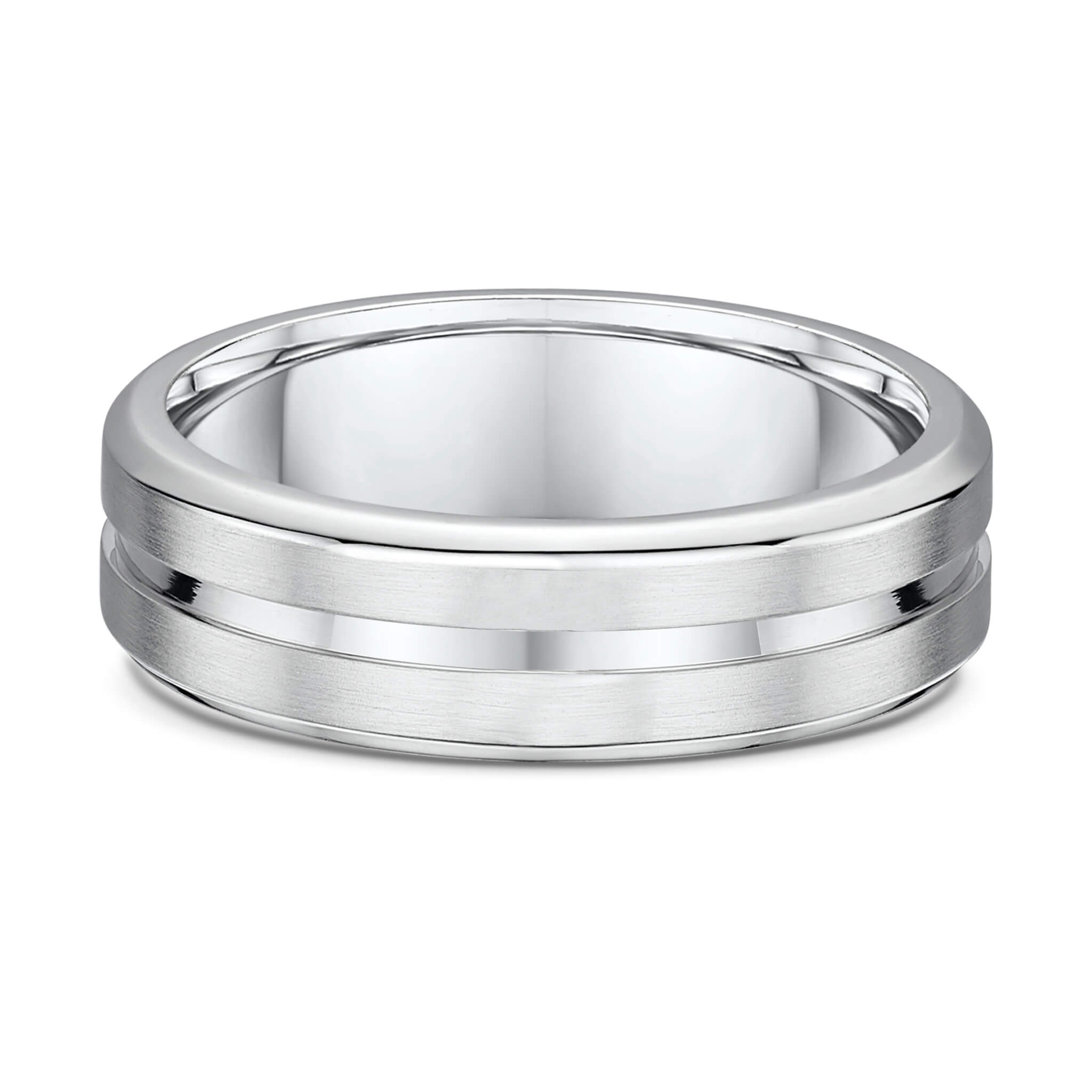 White Metal Concave Strip