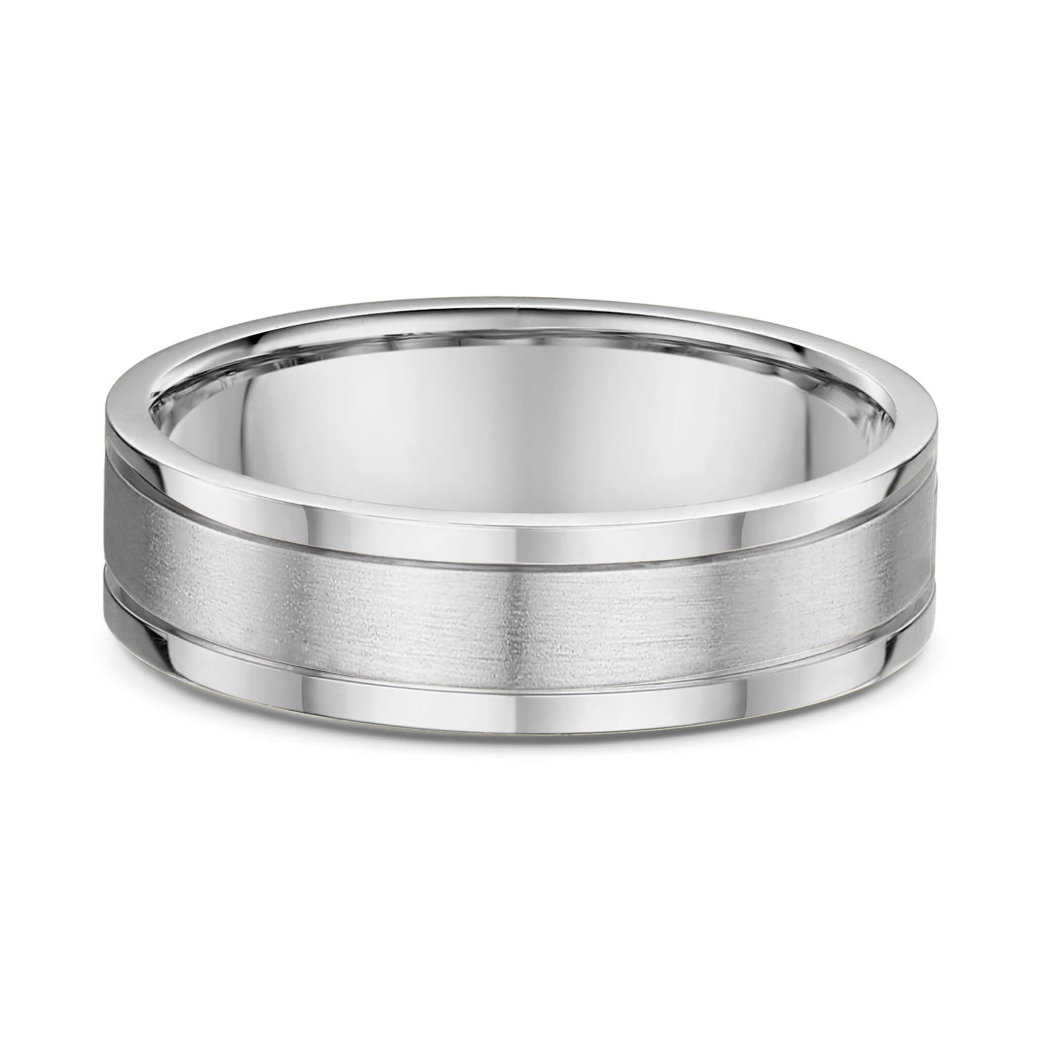 White Metal Flat Brushed