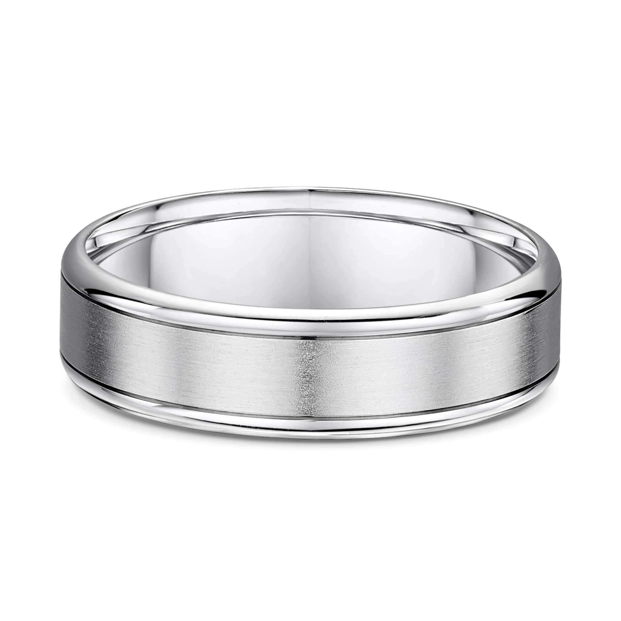 White Metal Brushed Centre