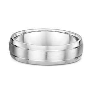 sleek brushed and polished wedder