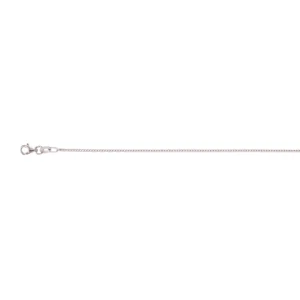 18ct 1.10mm at 60cm in length white gold franco chain