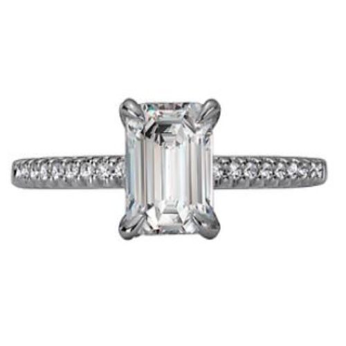 Emerald Cut Diamond Engagement