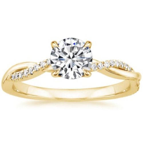 Four Claw Engagement Ring