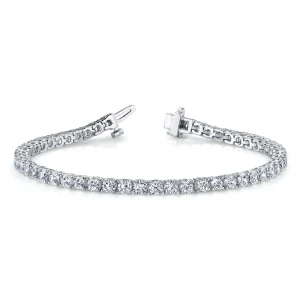 18ct white gold lab grown diamond tennis bracelets