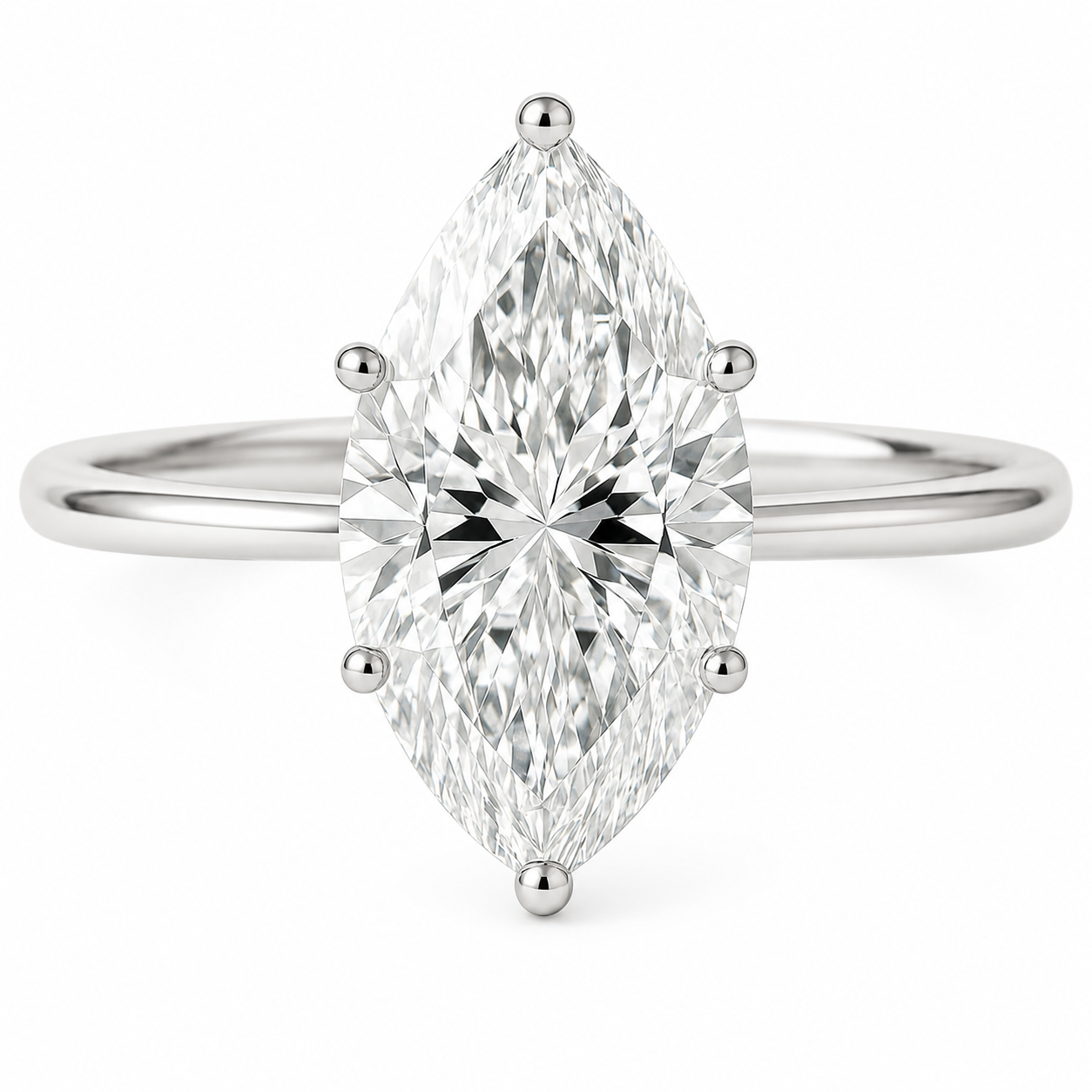 Marquise Cut solitaire Diamond