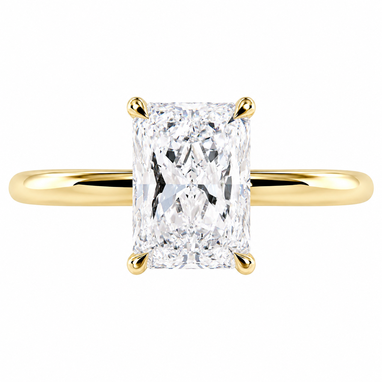 Radiant Cut Solitaire With