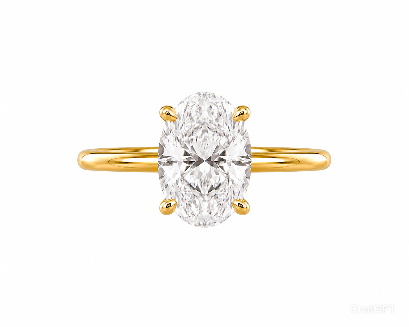 Oval Solitaire Engagement Ring