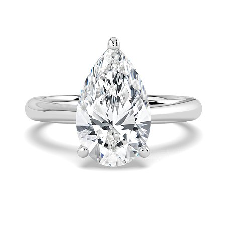 Pear Shape Diamond Solitaire