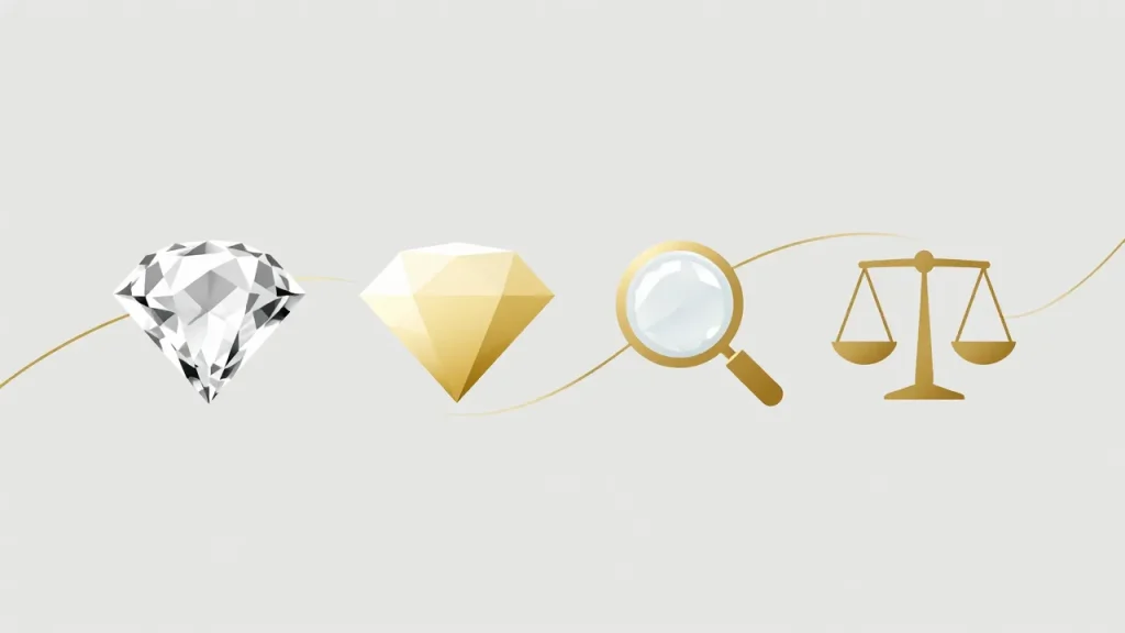 Diamond 4Cs guide for engagement rings Melbourne