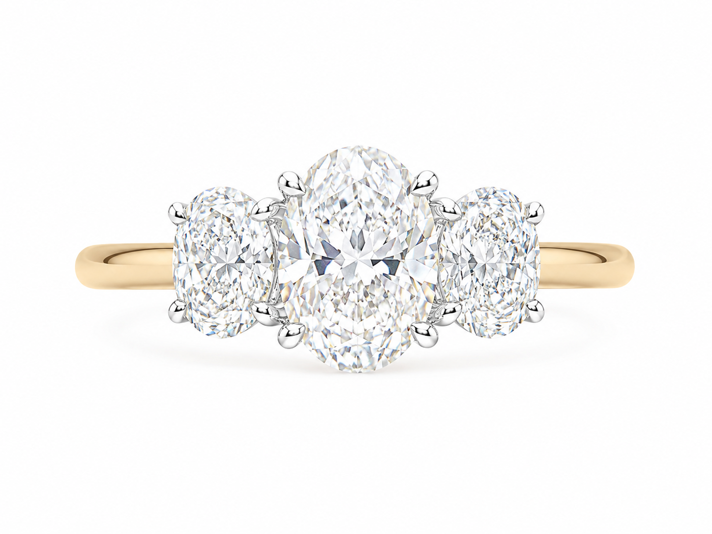 Oval Diamond Trilogy Engagement