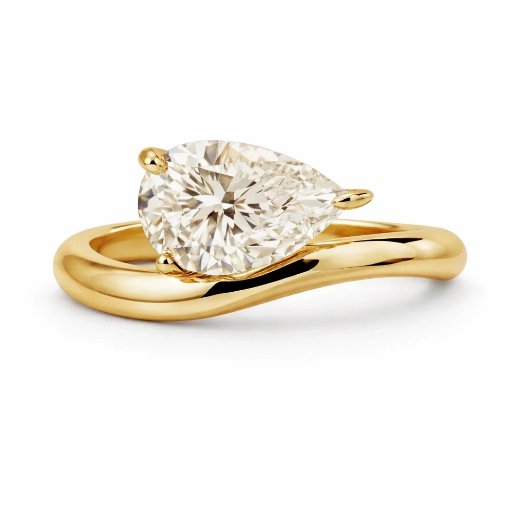 Pear Shape With Gold